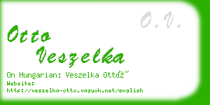 otto veszelka business card